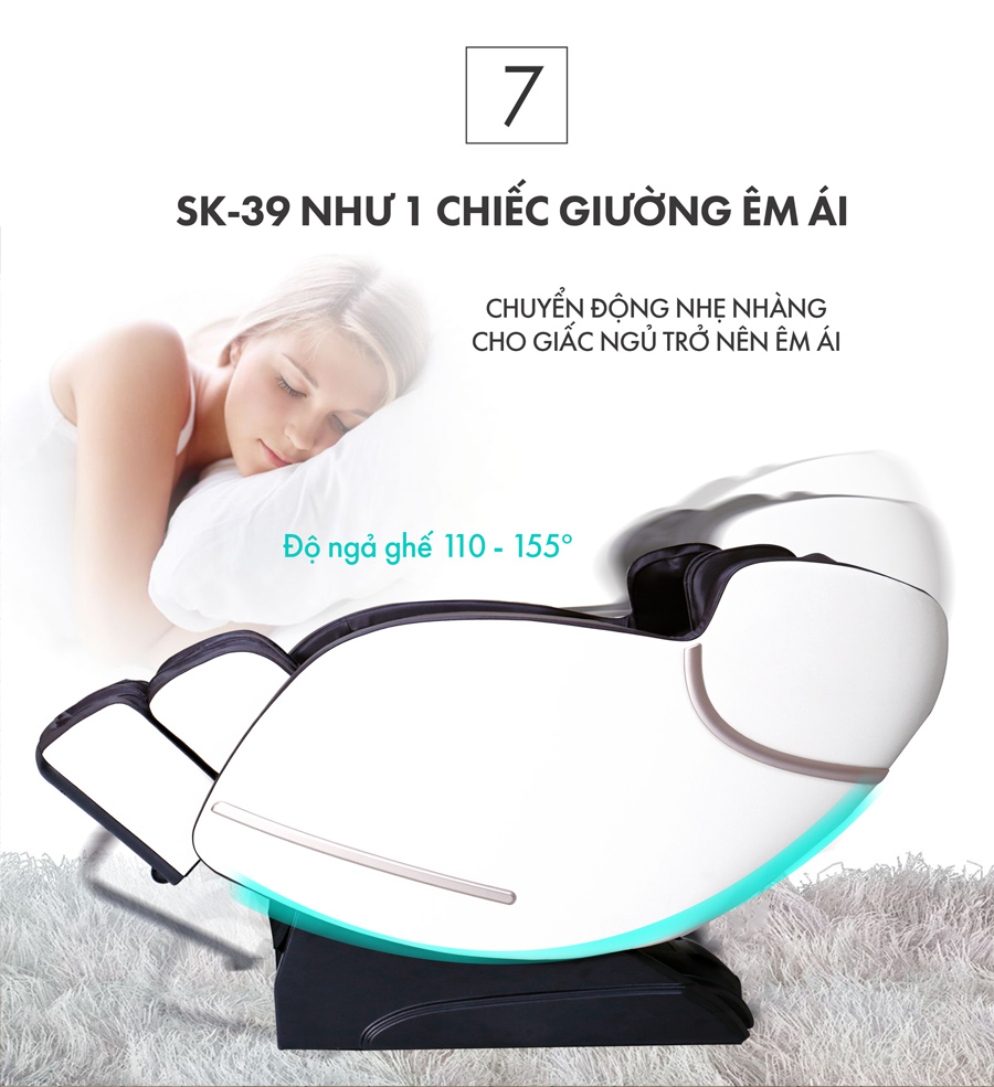 Ghế massage Nhật Bản Osun SK 39