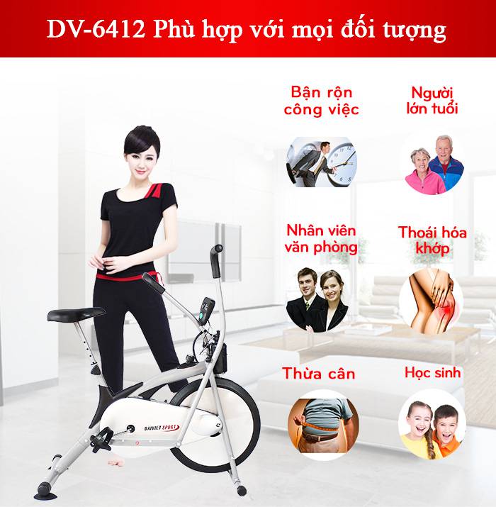 Bán xe đạp tập giá rẻ tại HCM